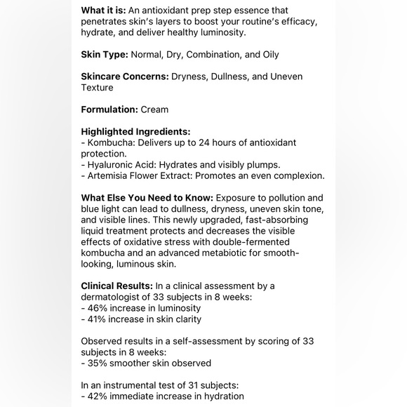 FRESH Kombucha Facial Treatment Essence - Picture 8 of 9